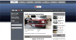 Desktop Screenshot of classic-mustang.dk